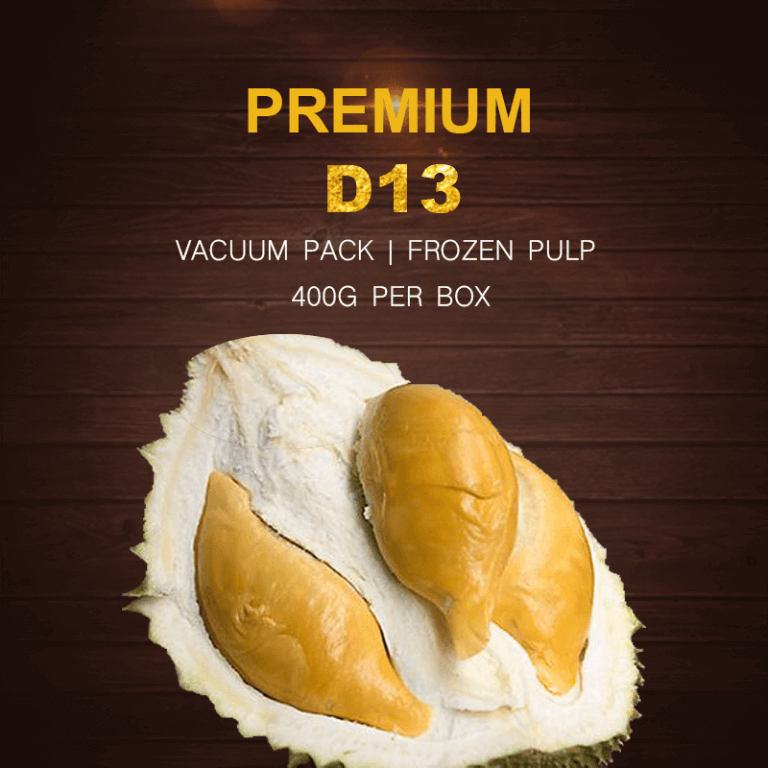 Premium D101 – Vacuum Packed Frozen Durian Pulp (400g) – Sri Walis